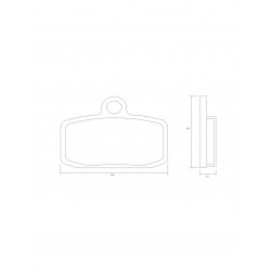 Plaquettes de frein avant Accossato